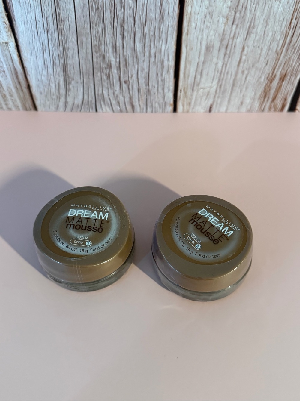 Maybelline Dream Mousse Matte Foundation Sealed 2 Pack Dark Cocoa
